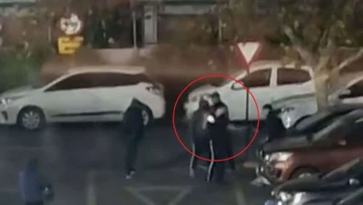 Pelea con Cuchillos Huechuraba - Impactante Pelea con Cuchillos en Estacionamiento de Huechuraba, Chile