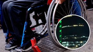 Edificios Iluminados por ELA - Edificios de Santiago se Iluminan por la Lucha contra ELA