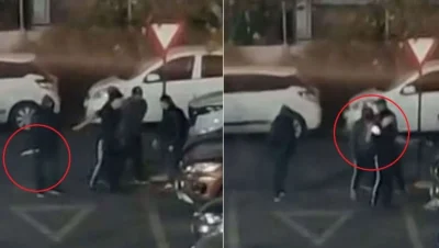 Pelea con Cuchillos Huechuraba - Escalofriante Pelea con Cuchillos en Huechuraba Alarma Vecinos
