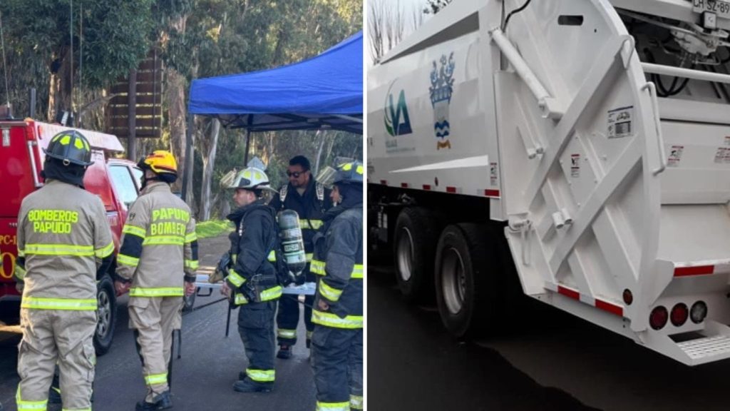 Explosión Camión Basura Papudo - Explosión en Camión de Basura en Papudo Desata Emergencia