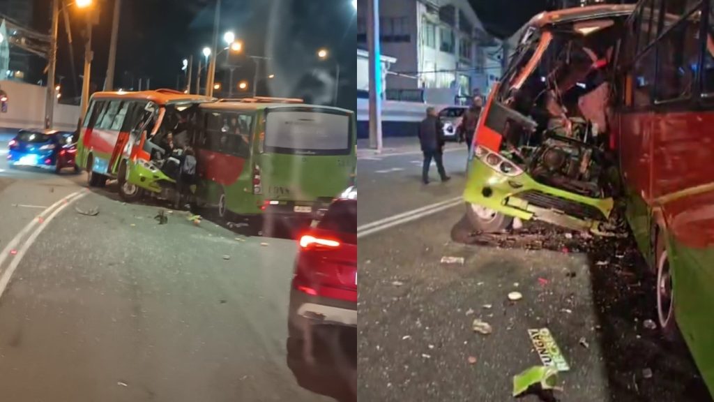 Accidente Microbuses Valparaíso - Tragedia en Valparaíso: Fatal Colisión de Microbuses Deja Dos Muertos