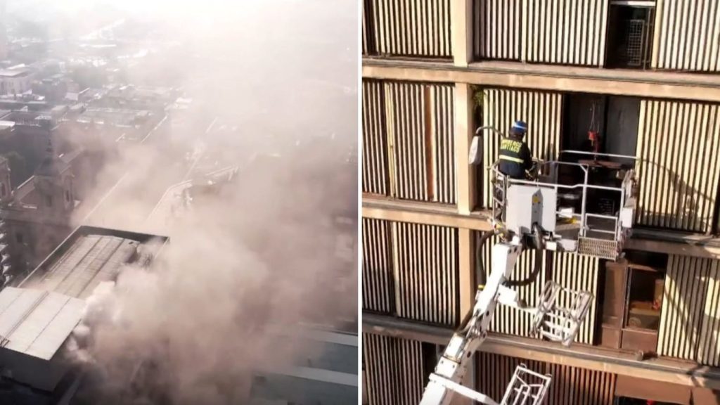 Afectados Incendio Edificio Santiago - Incendio en Santiago: Testimonios de Afectados y Rescate Heroico