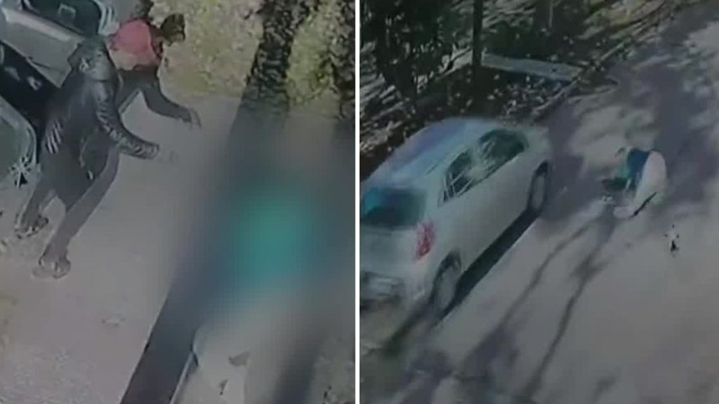 Asesinato de un Empresario en Ñuñoa por Sicarios - Impactante Asesinato de Empresario en Ñuñoa Captado en Video