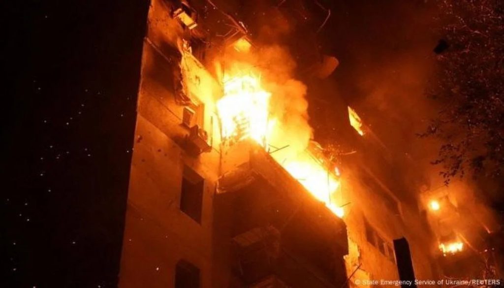 Ataques Masivos de Rusia contra las Ciudades de Ucrania - Ataques Masivos de Rusia Sacuden Ucrania en Noche Devastadora