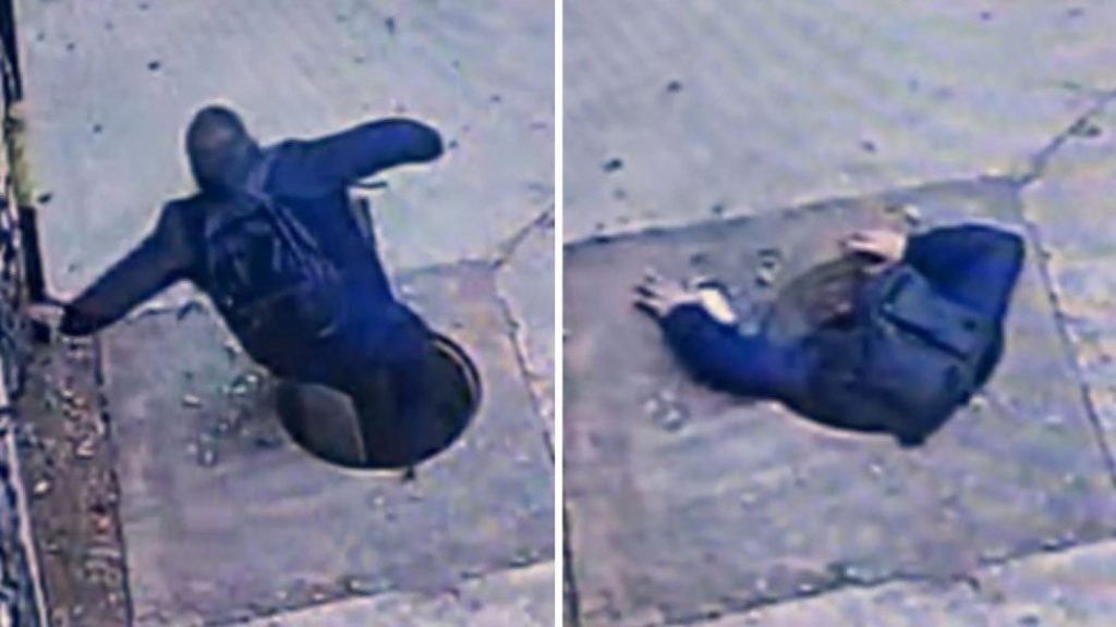 Caída de un Hombre en el Ducto de Alcantarillado en Maipú - Hombre sufre peligrosa caída en ducto abierto en Maipú.