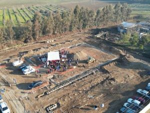 Colocación de la Primera Piedra del Polideportivo en Yerbas Buenas - Inicia la Construcción del Polideportivo en Yerbas Buenas
