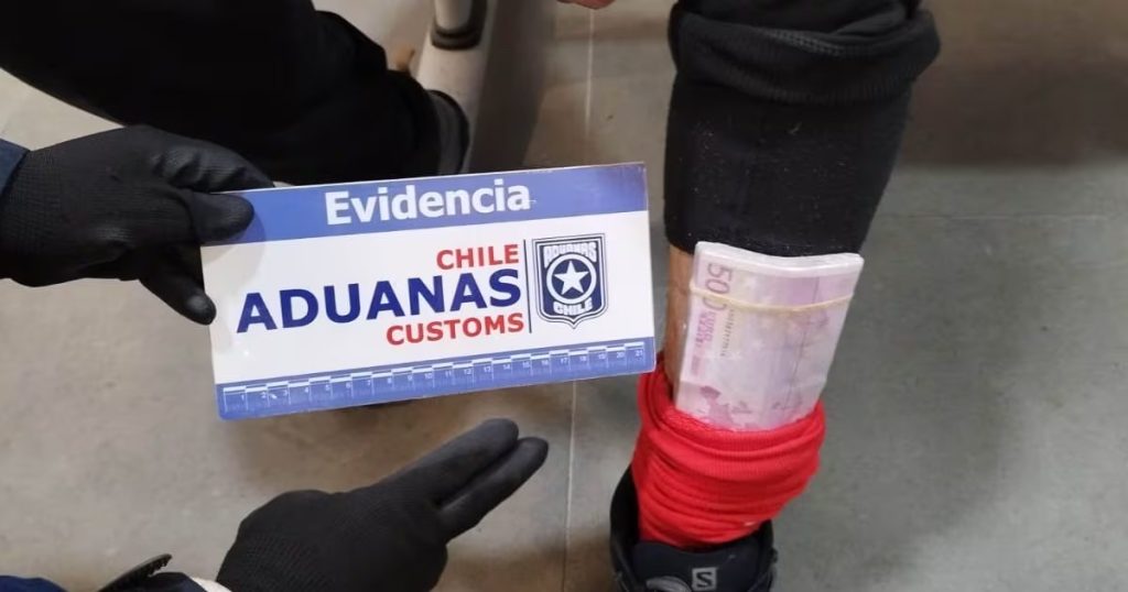 Contrabando Euros Chile - Argentino detenido en Los Libertadores por contrabando de euros