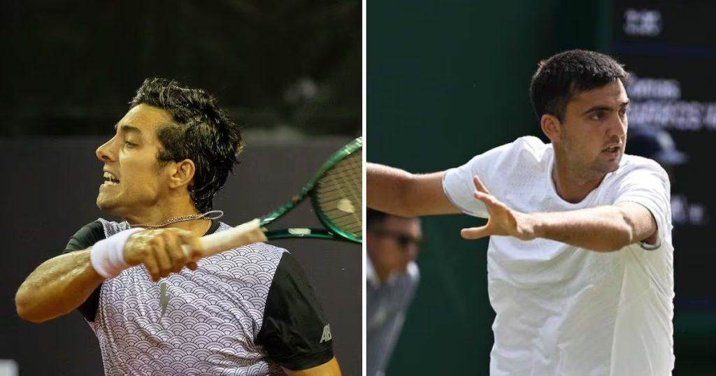 Despedida de Christian Garin y Tomás Barrios en el ATP de Umag - Christian Garin y Tomás Barrios Caen en el ATP de Umag 2023