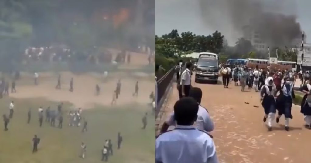 El Avión de la Fuerza Aérea Se Estrella contra una Escuela en Bangladesh - Tragedia Aérea en Bangladesh: Avión Impacta Escuela y Deja Decenas de Víctimas