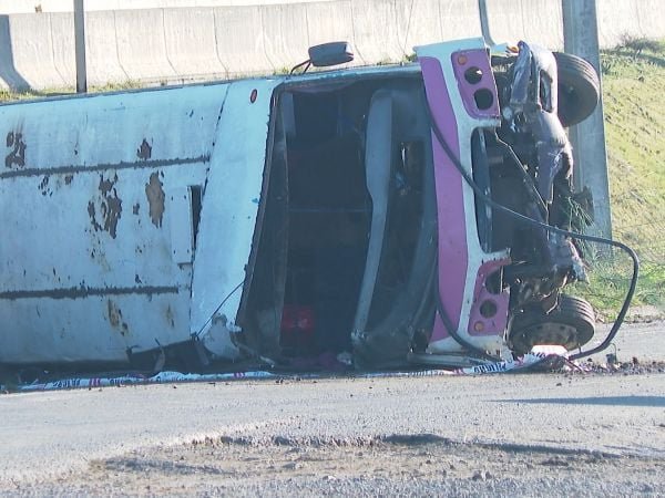 El Chofer del Bus Accidentado en Arauco Arrojó Positivo a Cocaína. - Conductor de bus en Arauco dio positivo a cocaína y alcohol.