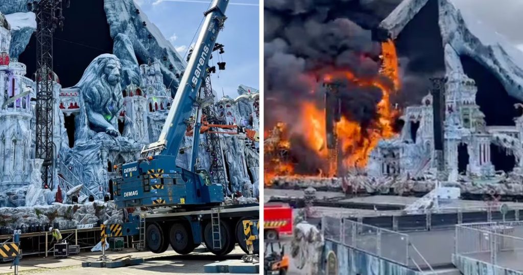 Incendio en el Escenario Principal de Tomorrowland en Bélgica - Incendio en Tomorrowland deja en vilo el inicio del festival