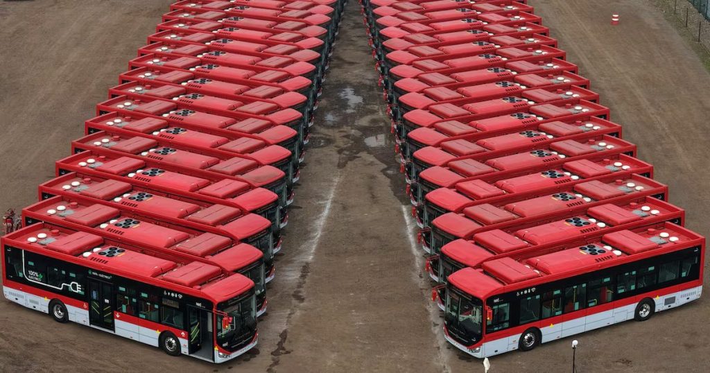 Incorporación de Nuevos Buses Eléctricos en el Gran Santiago - Gran Santiago avanza con 308 nuevos buses eléctricos para 2025