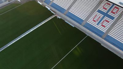 Visita de José Luis Rodríguez al Claro Arena de la Universidad Católica - José Luis Rodríguez Sorprende en el Claro Arena de la UC