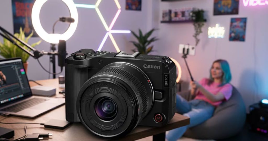 Cámara Canon EOS R50 V para Vloggers en Chile - Canon EOS R50 V: La cámara perfecta para creadores digitales