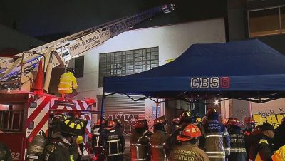 Incendio en las Bodegas del Barrio Meiggs en Santiago - Incendio en Barrio Meiggs pone en alerta a Santiago