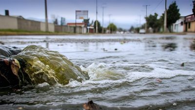 Problemas de Alcantarillado en lo Espejo por Parte de Aguas Andinas - Problemas de alcantarillado en Lo Espejo afectan calidad de vida