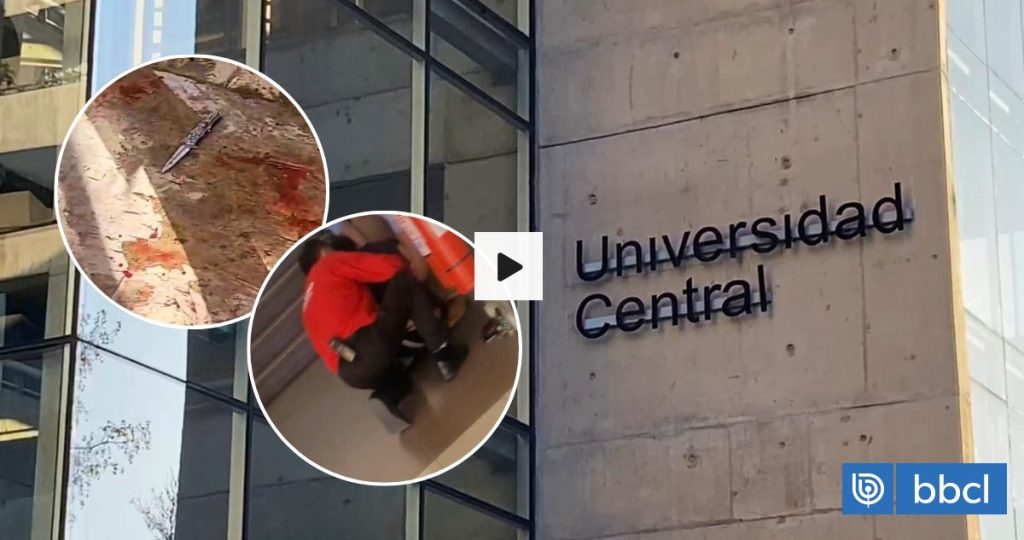 Apuñalamiento de Estudiantes en la Universidad Central de Santiago - Incidente en Universidad Central deja dos estudiantes heridos