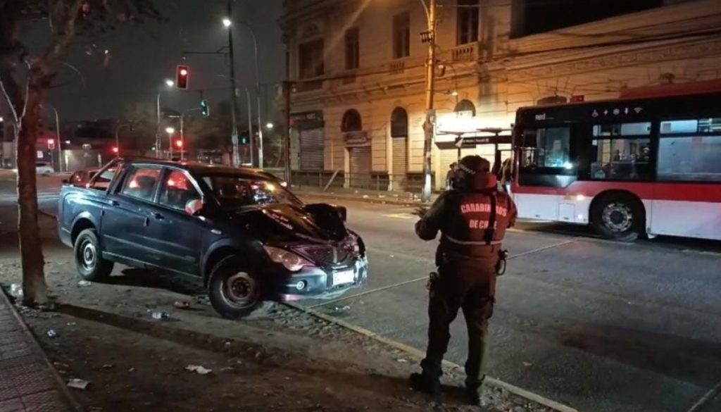 Atropello de Peatones por una Conductora Ebria en Santiago - Conductora ebria impacta a peatones y deja a una víctima en riesgo vital