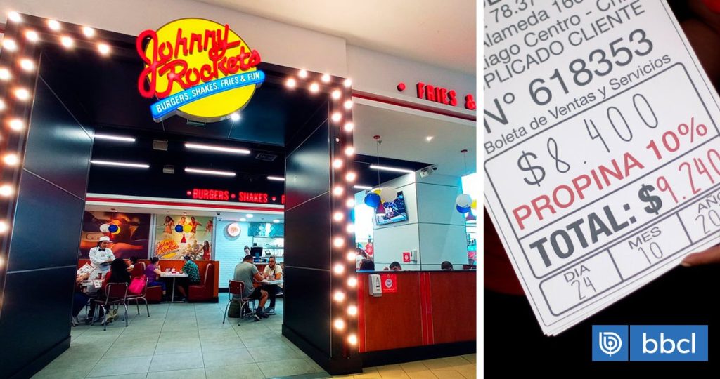 Multa a Johnny Rockets por la Distribución de Propinas en Chile - Multan a Johnny Rockets por manejo indebido de propinas