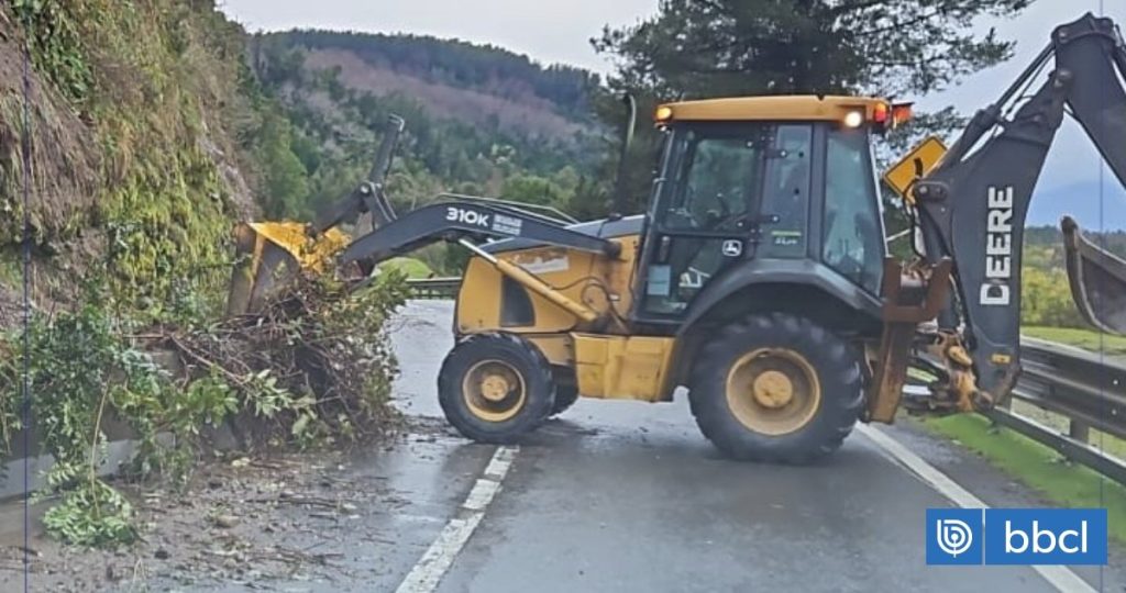 Trabajos de Contención del Talud en la Cuesta Mininco de Santa Bárbara - Cuesta Mininco: Inician pronto obras para reducir riesgos.