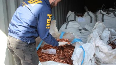Devolución del Cobre Robado a las Empresas en Iquique - Desmantelan red de robo de cobre en Iquique: recuperan 21 toneladas.