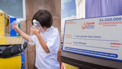 La Escuela de San Antonio Gana un Concurso de Reciclaje en Chile - Escuela de San Antonio destaca en concurso de reciclaje Soprole