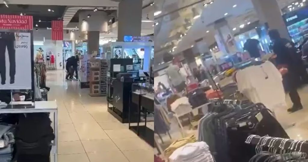 Asalto Armado en una Tienda del Mall Arauco en Maipú - Impactante Asalto a Mano Armada en Mall Arauco Maipú