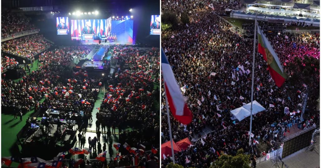 Cierre de la Campaña de Jara y Kast en la Plaza de Maipú y el Movistar Arena - Chile define futuro en multitudinarios cierres de campaña