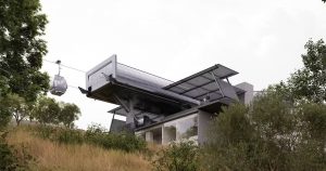 Demolición de la Base del Teleférico en Ciudad Empresarial - Demolición de Torre del Teleférico en Santiago por Error Estructural