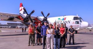 Aeronave Hércules C-130 para el Combate de Incendios en Chile - Reforzada flota aérea para combatir incendios en Chile