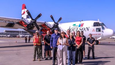 Aeronave Hércules C-130 para el Combate de Incendios en Chile - Reforzada flota aérea para combatir incendios en Chile