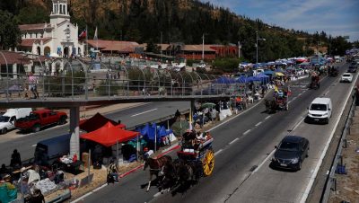 Corte de la Ruta 68 por la Peregrinación a lo Vásquez - Ruta 68 cerrada: Preparativos y alternativas para la peregrinación.